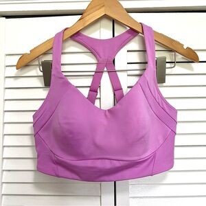 Avia Purple Sports Bra High Impact with adjustable straps, Medium